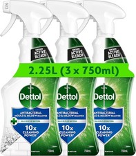 Dettol Mould and Mildew Remover Spray 750 ml Pack of 3 5.77 per litre