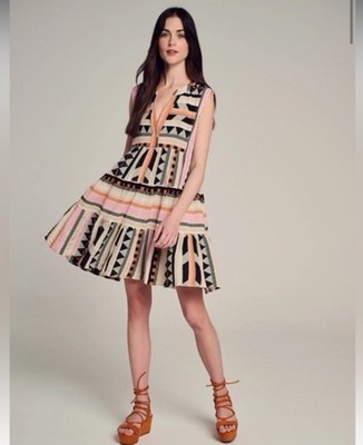 Devotion Twins Kithros Sleeveless Multicolor Dress Sz S Pre Owned 
