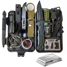 Outdoor Camping Survival Gear and Equipment, Survival Kits Fishing Hunting, B...