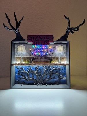 Stranger Things Diorama   handgemacht   Upside Down   Sammlers - 3D Fanart
