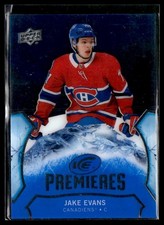 2020-21 Upper Deck Ice Hockey Premieres #141 Jake Evans /999