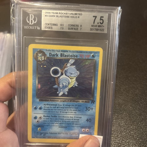 Dark Blastoise (Unlimited) graded BGS 7.5 for sale on eBay