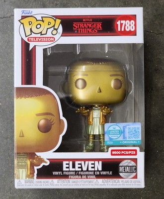 Funko Pop! Stranger Things:  Metallic ELEVEN #1788 Target Exclusive Limited Ed