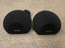 Vintage Aiwa Speakers SX-R275 40W 8 Ohm Home Surround Sound Set Tested Work