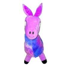 Llama Plushie 17” Purple Blue Tie-Dye Stuffed Plush Video Game-Inspired - Impact