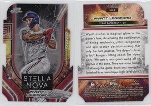 2024 Topps Cosmic Chrome Stella Nova Wyatt Langford #SN-8 Rookie RC