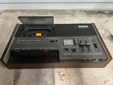 Vintage Sony TC-127 Stereo Cassette Tape Recorder Deck Powers On Tested Audio