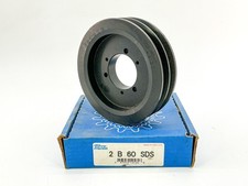 New Martin 2-b-60-sds Bushing Bore V-belt Pulley 2 Groove 6 Od