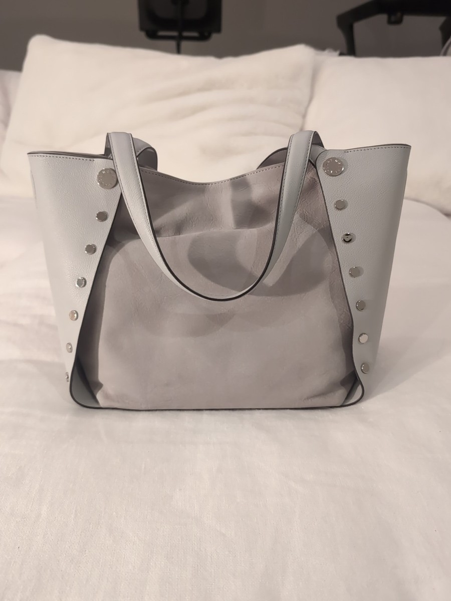 HENRI BENDEL New York Luxury Designer Gray Leather Cooper HENRI BENDEL New York Luxury Designer Gray Leather Cooper