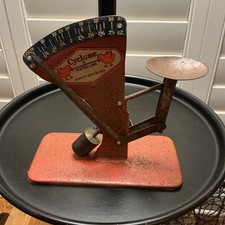Vintage Cyclone Egg Scale Red Maroon Color
