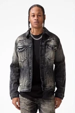 Jordan Craig Men's Hudson Denim Jeans Trucker Jacket Nature Black Streetwear