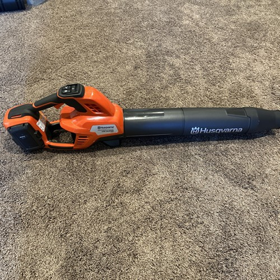 #ad Husqvarna 970569903 350iB 40V LeafBlaster BL Li Ion Cordless Leaf Blower Offers $197.88