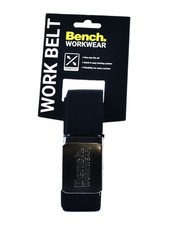 Men's Black Work Belt by Bench Workwear