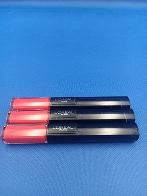 3PK L'oreal Infallible Pro Last 2 Step Lipstick ~ 211 Red Infallible  ~ Sealed