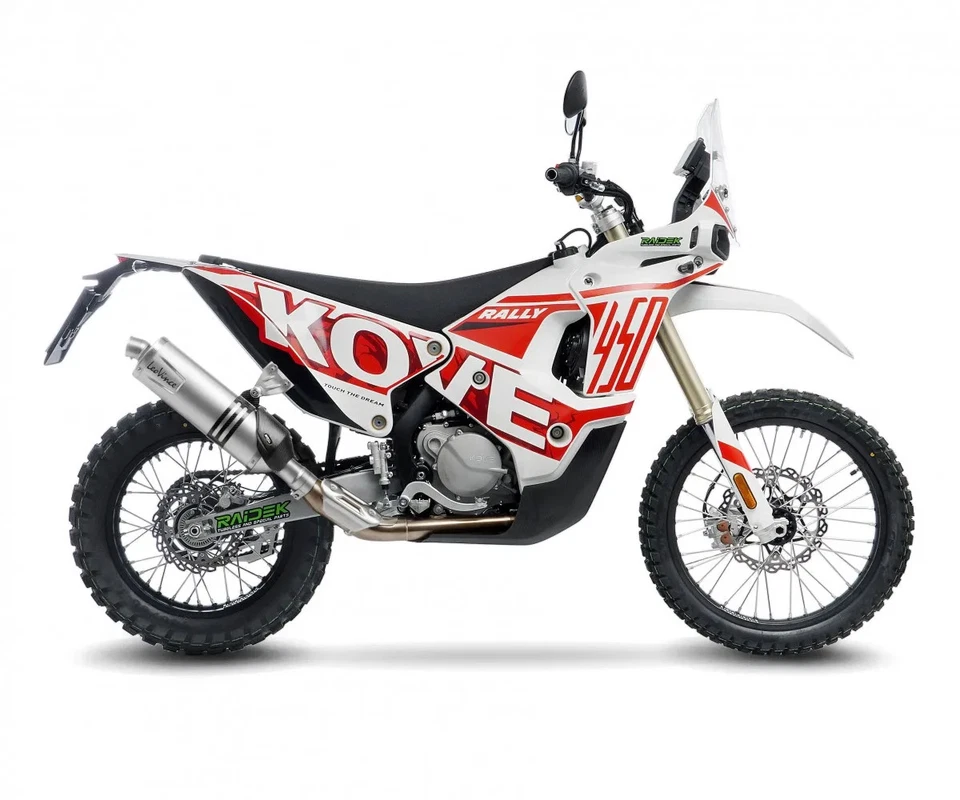 14449EU - Échappement LeoVince LV ONE EVO KOVE 450 RALLY LOW/HIGH (23-24)