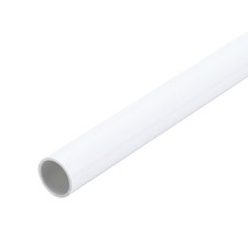White PVC Rigid Pipe 12mm ID 14mm OD 12" High Impact, White