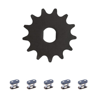 13 Tooth T8F Chain Motor Sprocket with Master Links Replacement for Razor MX650