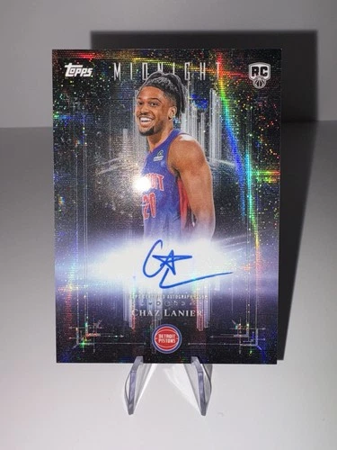 CHAZ LANIER 2025-26 Topps Midnight Dark Marks RC Auto #DMR-CL Pistons