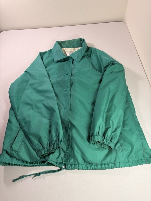 Vintage Current Seen Raincoat Womens 18/ Anchor &ship Wheel Print On Lining
