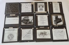 Antique Magic Lantern Glass Slides X 12 Cotton Mill Saltaire Yorkshire #4