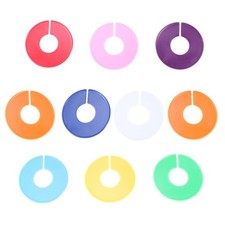 10 Pcs Size Buckle Baby Travel Store Clothing Circle Clothes Dividers