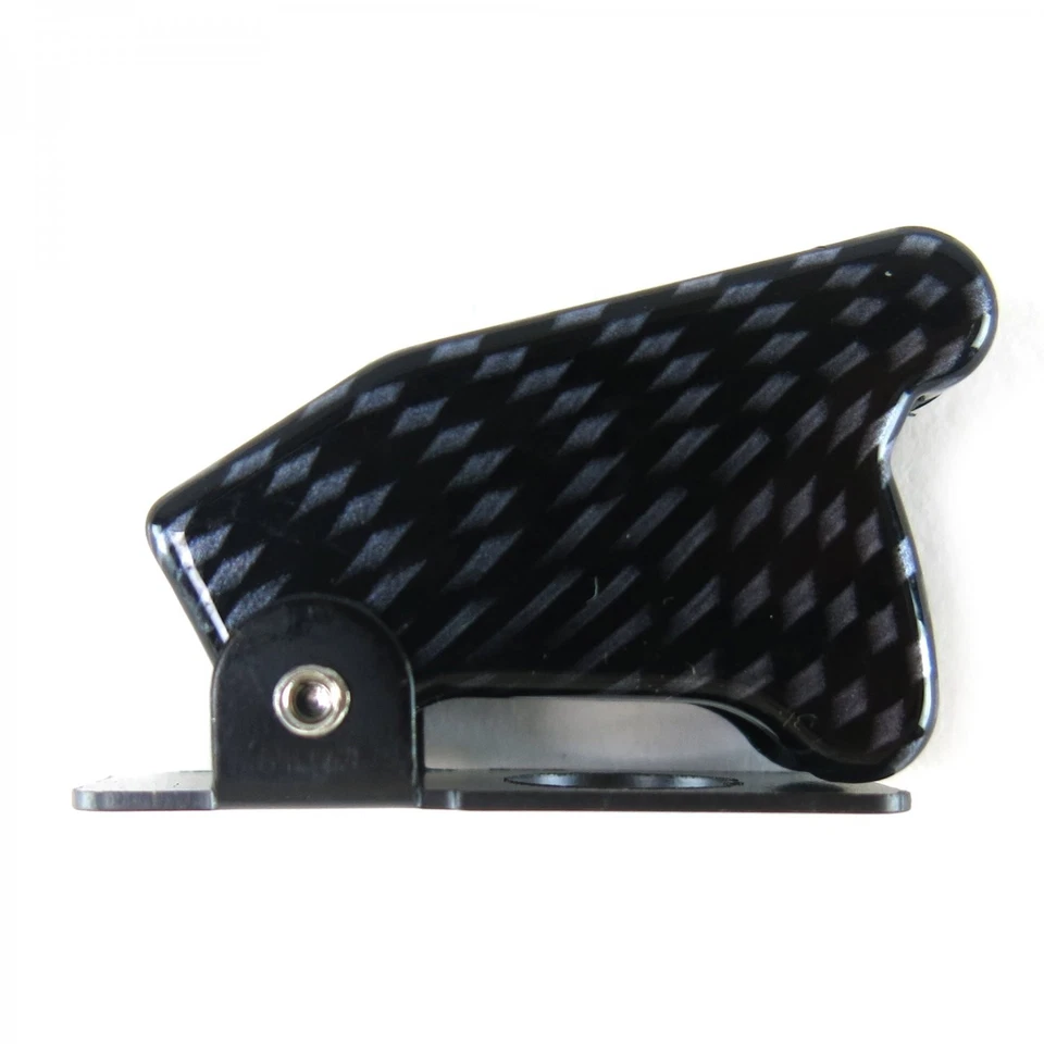 Cubierta de seguridad para interruptor de palanca Race - fibra de carbono Foto 4 de 4