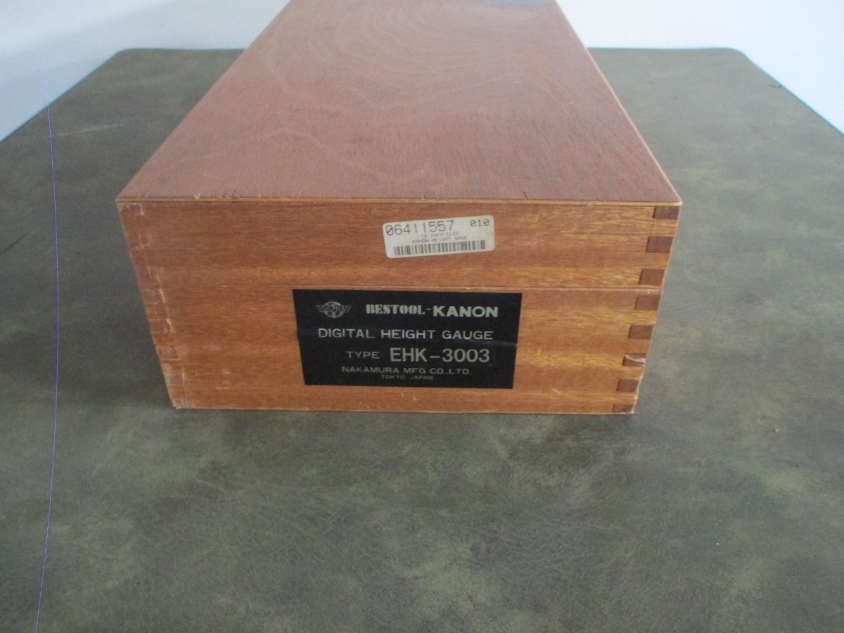 メンテナンス KANON DIGITAL HEIGHT  GAUGE Vintage Kanon 12” Digital Height Gauge EHK-6003 With Wood Case | eBay