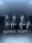 Seven 2008 Hasbro GI Joe 25th Anniversary COBRA Officers v7 Figures Loose Lot