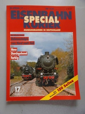 Eisenbahn Kurier Special 17- II.1990 Museumsbahnen in Deutschland Eisenbahn Kuri