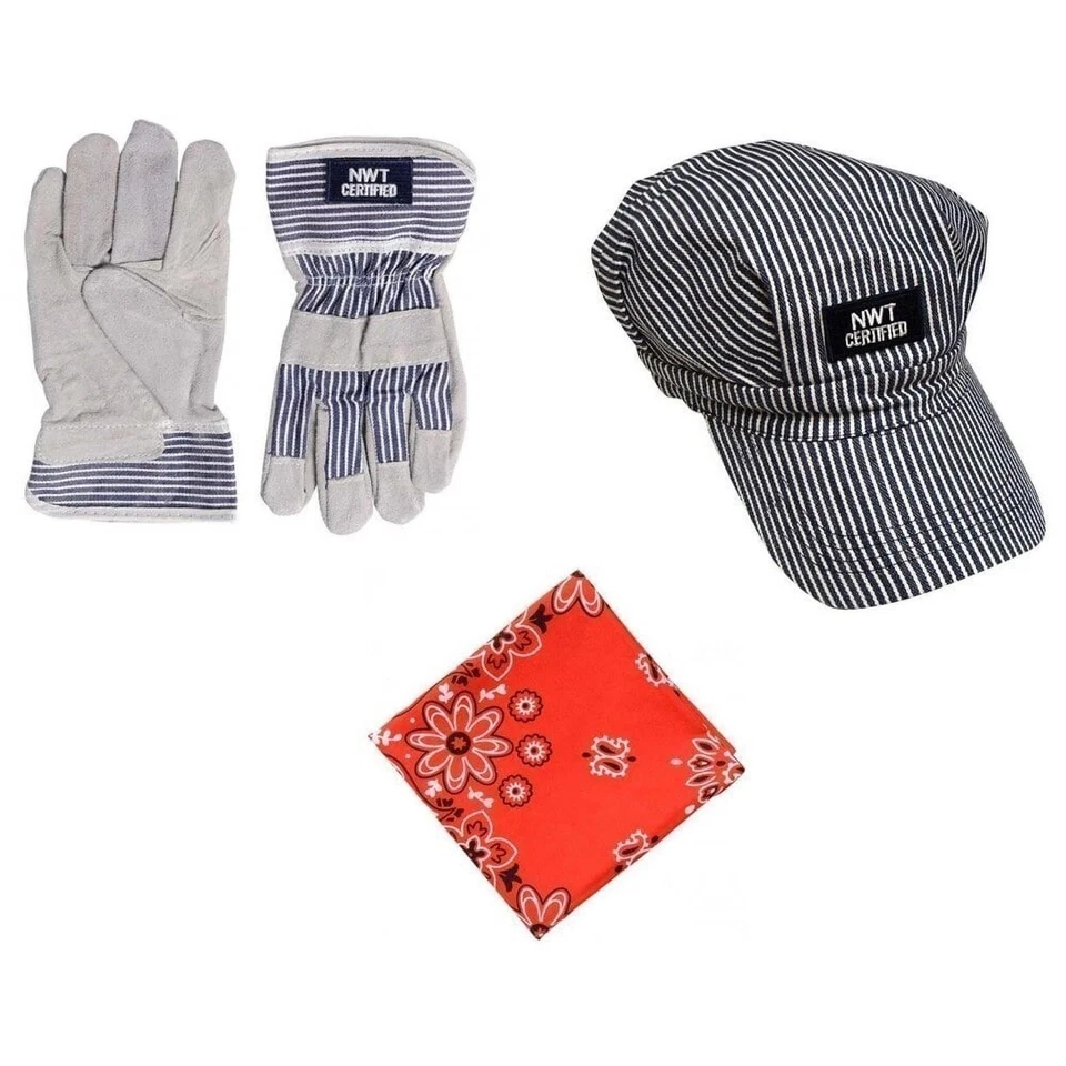 Traje de ingeniero de tren Aeromax, adulto pequeño Foto 3 de 4