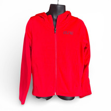 Youth Boys Nike Elite Dri Fit Red Full Zip Hoodie Sweatshirt - Sz L 7 