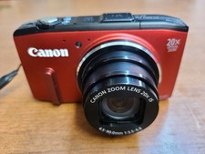 CANON POWERSHOT SX280 HS WI-FI Camera 20x Zoom IS FHD RED PC1967 32GB SD CHARGER