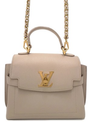Louis Vuitton Lockme Ever MINI M21052 Schultertasche Leder Greige 2Way