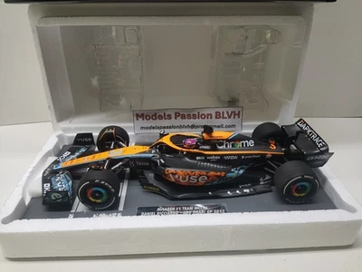 McLaren MCL36 Ricciardo Abu Dhabi GP 2022 1/18 Minichamps - Photo 1/4
