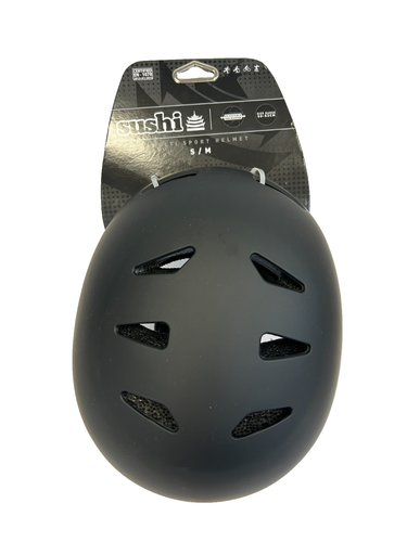 Sushi Multisport Helmet Matt Black S/M 50-53cm Bike Skate Scooter New | C11 G118
