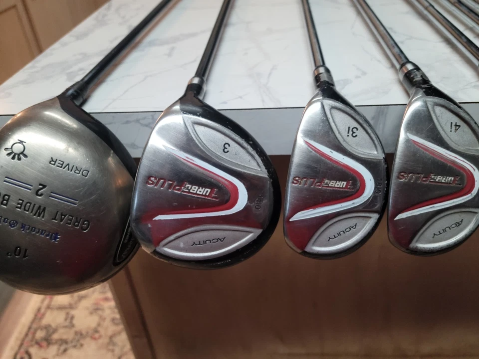 Acuity Turbo Plus S3 1W,3W,4-5H,5-PW,SW SET Graphite RFlex RH Odyssey Putter  - Image 4 of 4