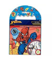 Spiderman Colouring Set for Kids Travel Activity Book Drawing Set Gift Pack