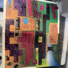 Robocop (NES) Nintendo Power Promo Poster/Faxanadu Map 1989 Robo Cop RARE 19X16