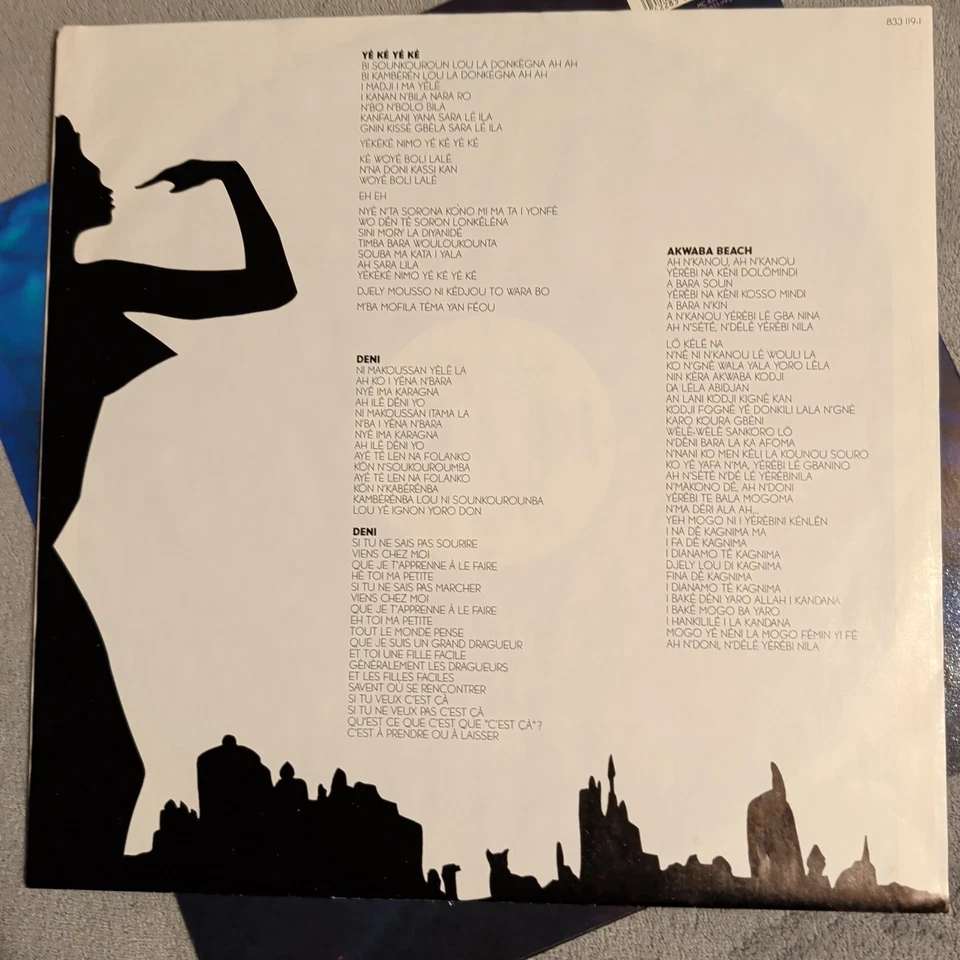 Mory Kante "Akwaba Beach" African Electronic, LP aus dem Jahr 1987, TOP - Bild 3 von 4