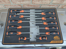 Mac Tools 13 Piece Screwdriver Set In Orange Foam Holder Part Sdrb12fno Mac Tools 13 Piece Screwdriver Set In Orange Foam Holder Part Sdrb12fno