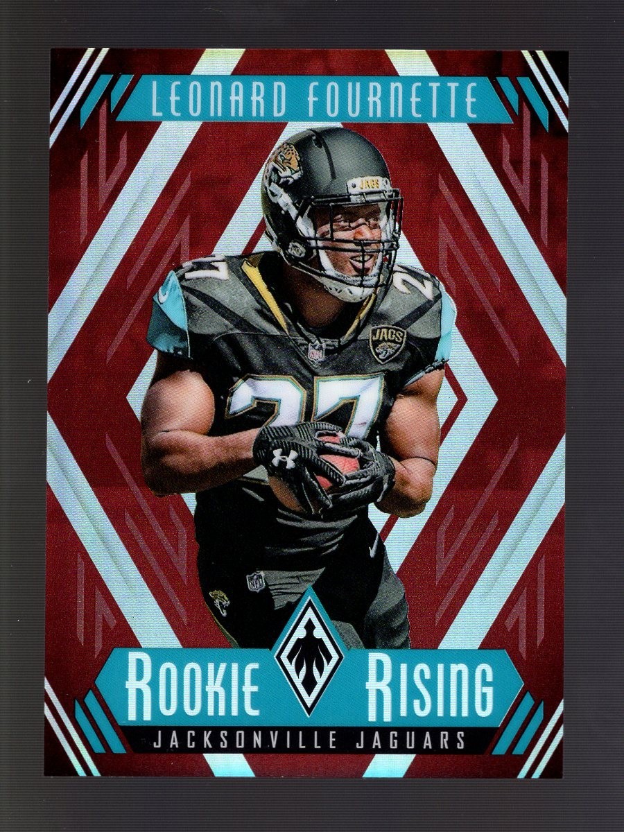 2017 PHOENIX ROOKIE WISING RED LEONARD FOURNETTE RC 66/299 JAGUARS JAGS