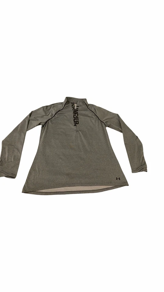 Under Armour Men's Grey Performance Golf Shirt Stretch X-Large Long Sleeves XL - Image 3 of 4