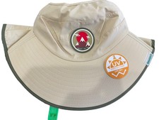 Wide Brim Sun Hat UPF 50 UV Adjustable Strap Pony Tail Fishing Hiking Campaign