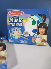 Melissa  Doug 3-in-1 Wooden Music Maker Tambourine Drum Rhythm Sticks 2yrs 11