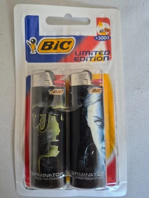 TERMINATOR T3 - LOT 2 BRIQUETS POUR COLLECTION - LIMITED COLLECTION 2003 - BIC - Photo 1/2