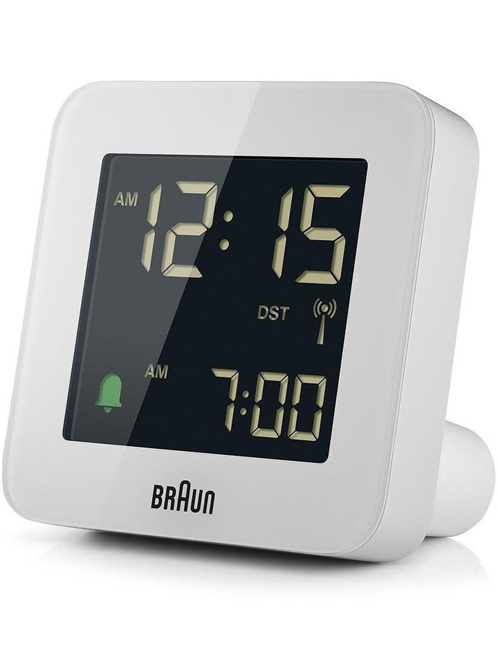 Braun BC09W-DCF digitaler Radio controlled alarm clock 76 x 76 x 45 mm ...