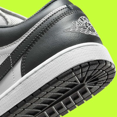 Nike Air Jordan 1 Low Shoes Iron Gray Summit White 553558-044
