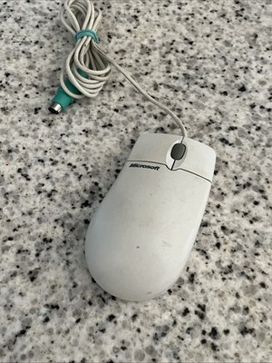 Vintage Microsoft IntelliMouse 1.2A PS/2 Computer Kugel Maus