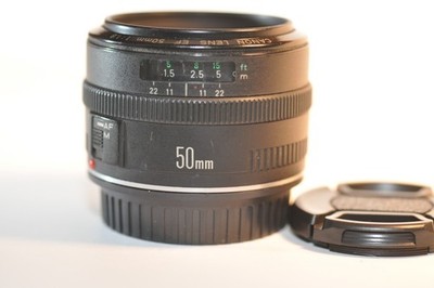 Canon EOS EF 50mm f/1.8 FX PRIME lens mark I for EOS A2 Elan T8 T7 90D 7D 5D 6D