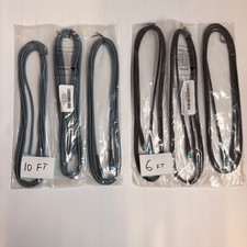 Lot of 6 USB C to Lightning 20W Fast Charging Braided Cables 6ft 10ft